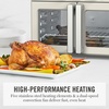 image:imageMartha Stewart French Door Air Fryer Toaster Oven Combo 34QT Countertop Convection 12in1 Bake Broil Roast Fits 12 PizzaDehydrate5 Accessories Air Fry Basket Stainless Steel Linen CreamLinen Cream